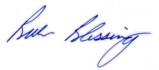 Buck Blessing signature